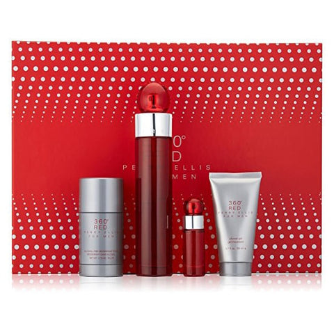 Perry Ellis 360 Red for Men 4-piece Gift Set